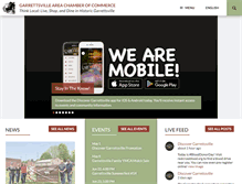 Tablet Screenshot of garrettsvillearea.com